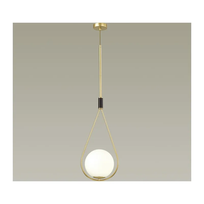 4810/1A PENDANT ODL21 415 золтой/черный/белый Подвес E14 1*40W FLARI 2