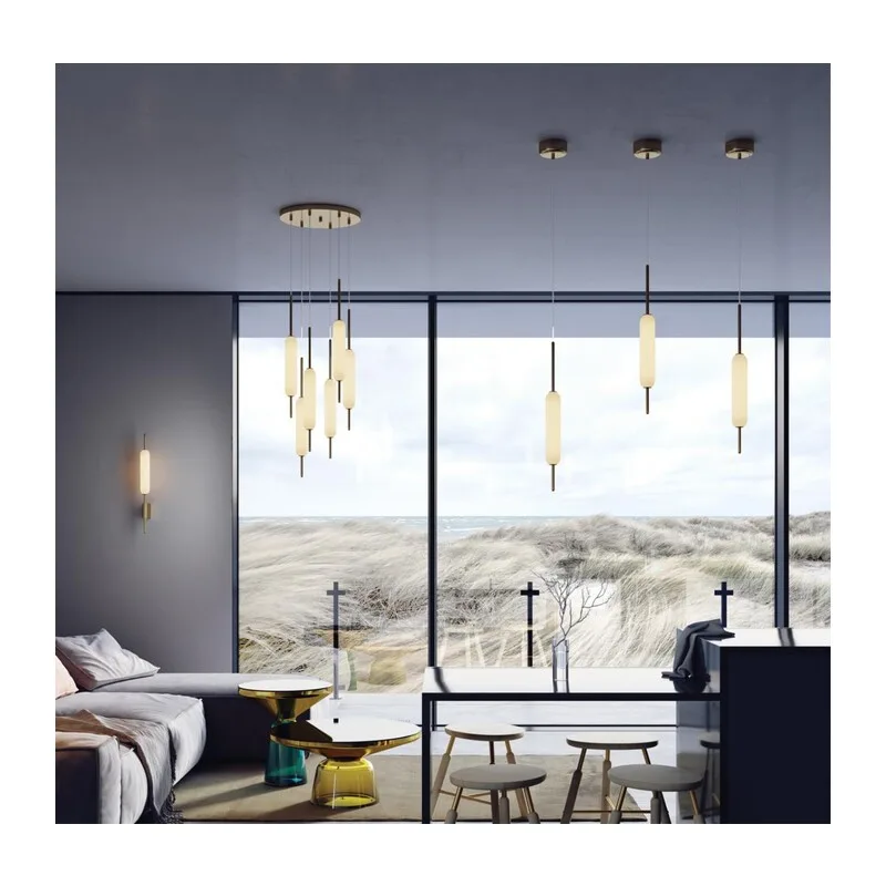 4794/12L PENDANT ODL21 403 бронзовый/белый Подвес LED 12W REEDS 2