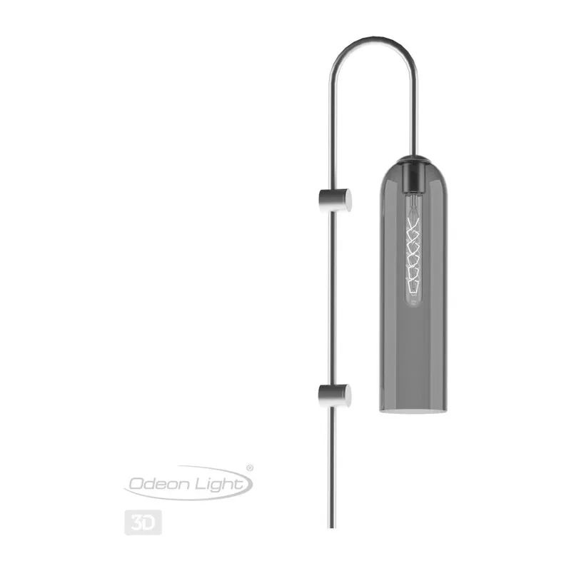 4805/1W PENDANT ODL21 407 никель/дымчатый Бра E27 1*60W VOSTI 4