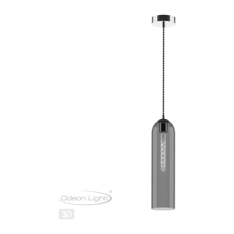 4805/1 PENDANT ODL21 407 никель/дымчатый Подвес E27 1*60W VOSTI 4