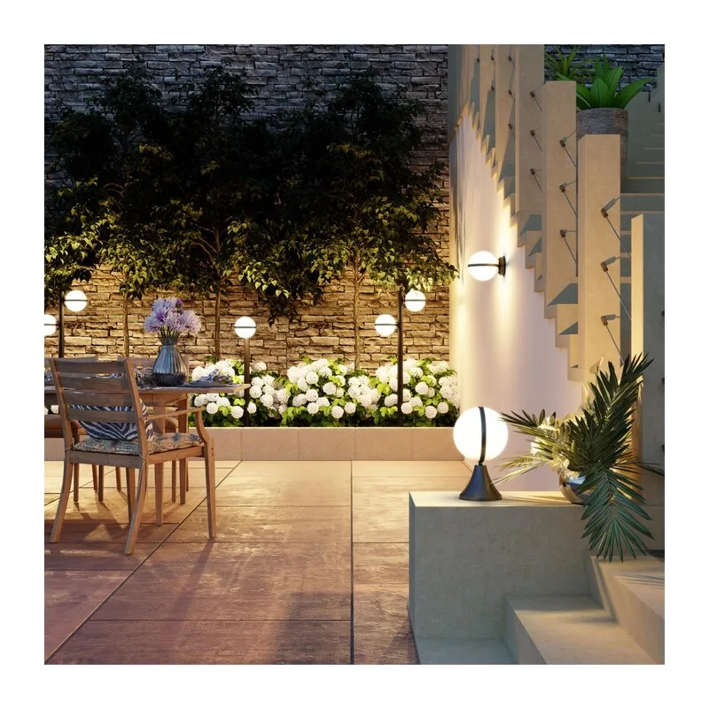 4832/1A NATURE ODL21 709 черный/акрил Ландшафтный светильник на базу E27 1*10W IP44 IP44 LOMEO 3