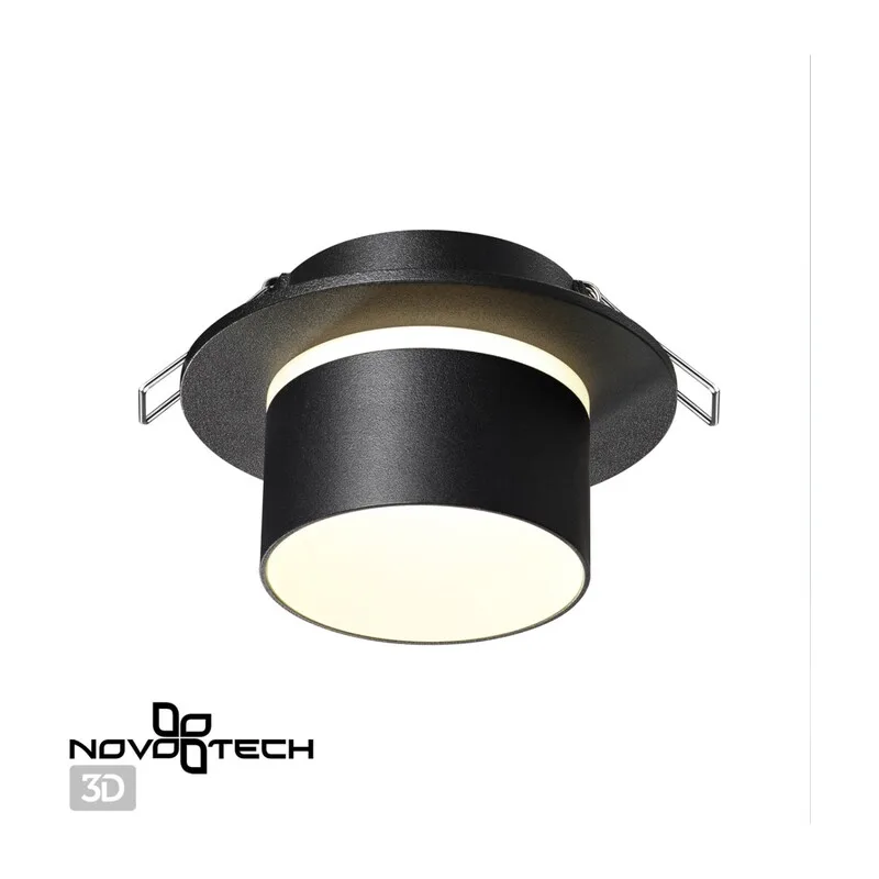370715 SPOT NT21 580 черный Светильник встраиваемый IP20 GU10 9W 235V LIRIO 2