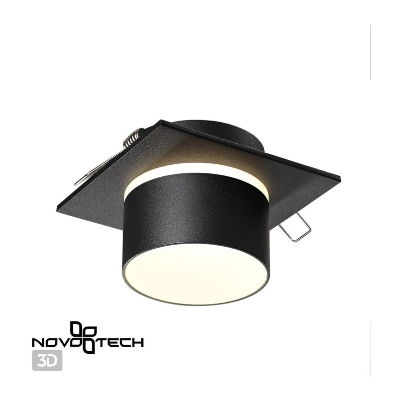 370717 SPOT NT21 580 черный Светильник встраиваемый IP20 GU10 9W 235V LIRIO 2