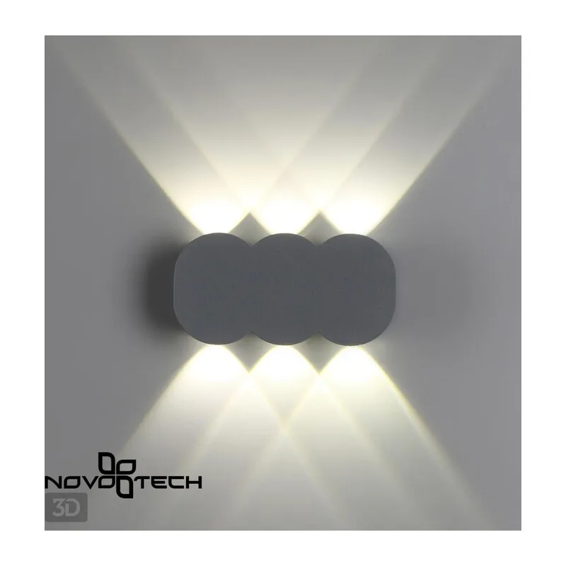 358560 STREET NT21 734 темно-серый Ландшафтный настенный светильник IP54 LED 4000K 6W 85-265V CALLE 3