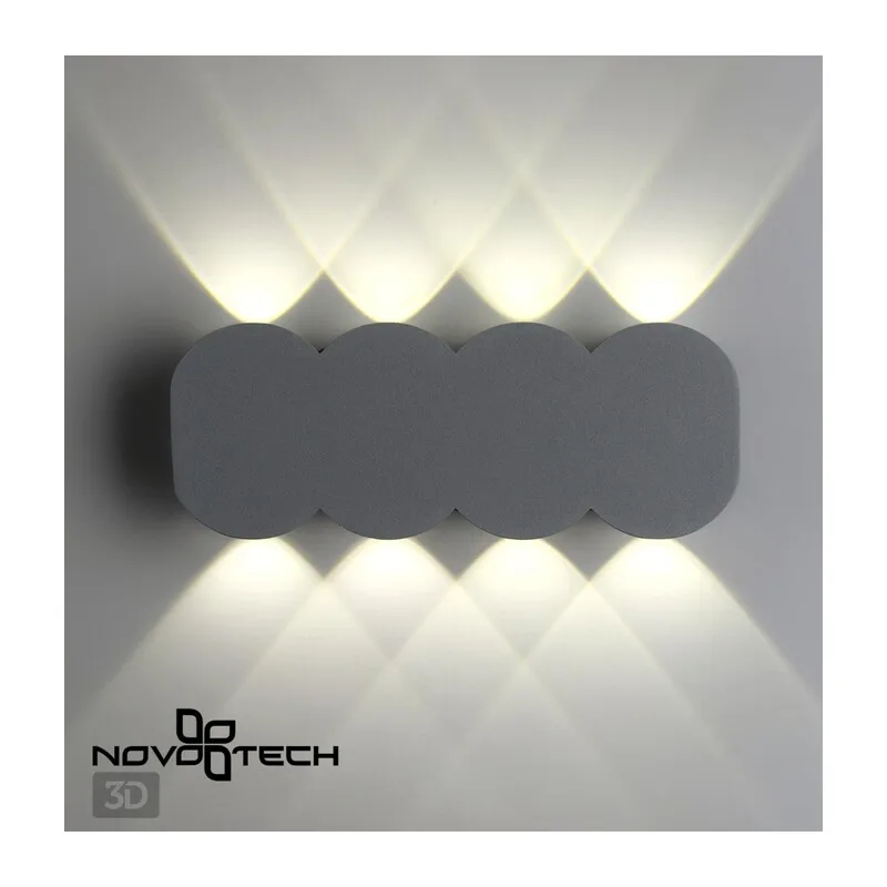 358561 STREET NT21 734 темно-серый Ландшафтный настенный светильник IP54 LED 4000K 8W 85-265V CALLE 3