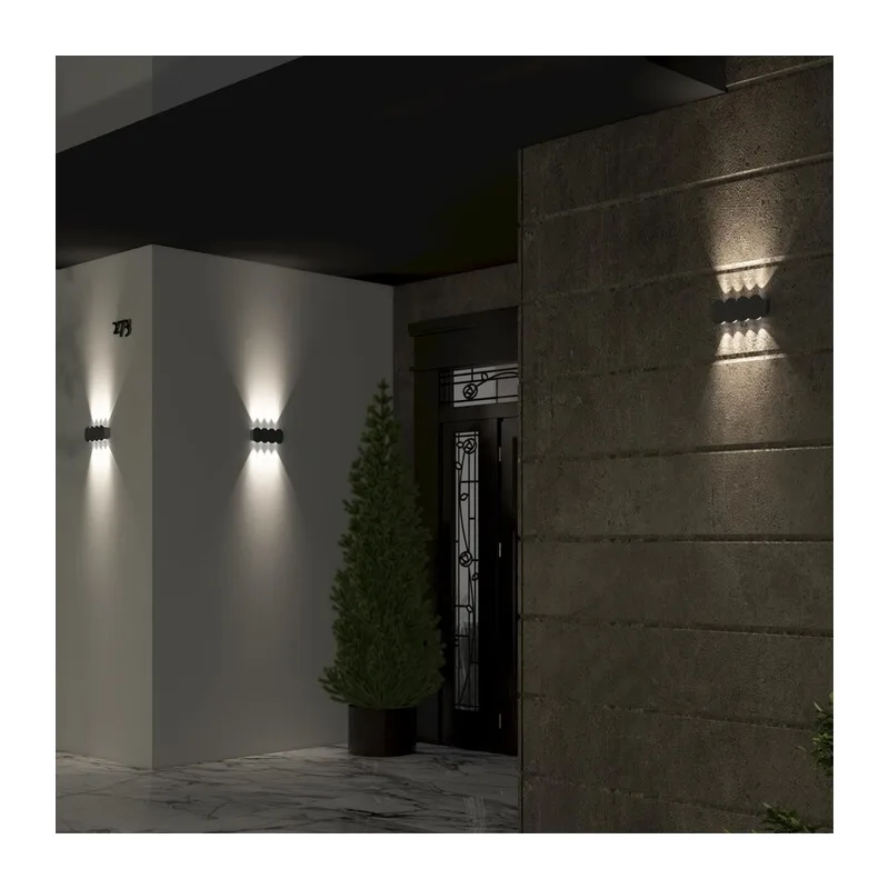 358561 STREET NT21 734 темно-серый Ландшафтный настенный светильник IP54 LED 4000K 8W 85-265V CALLE 2