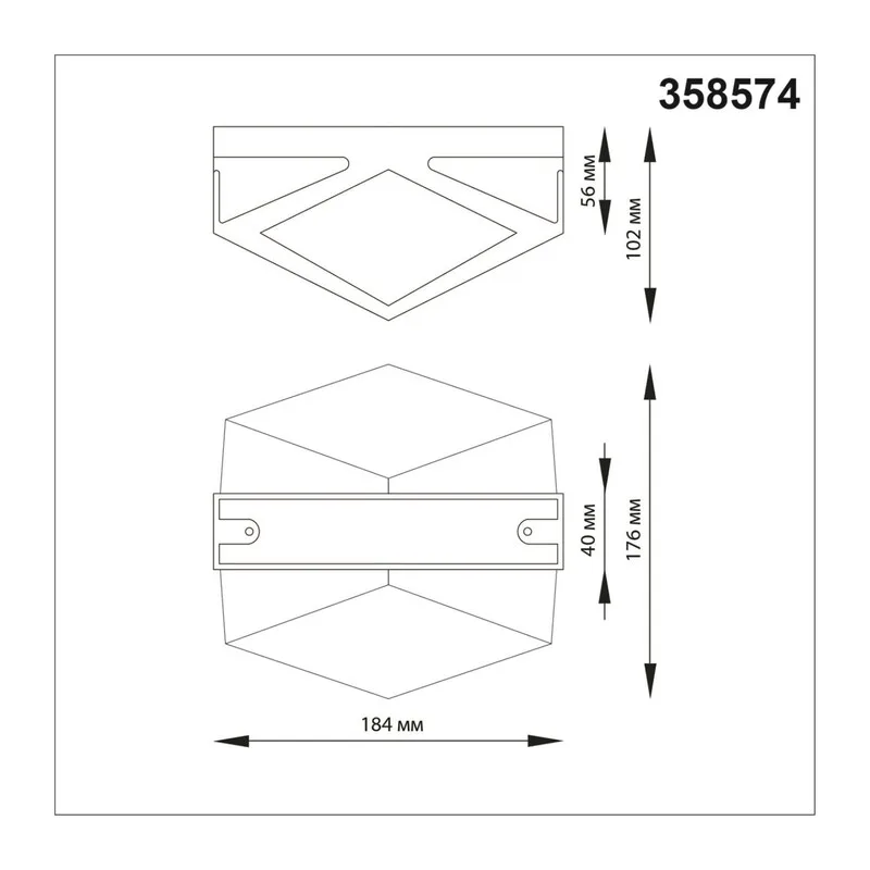358574 STREET NT21 728 темно-серый Ландшафтный настенный светильник IP54 LED 4000K 12W 85-265V KAIMAS 3