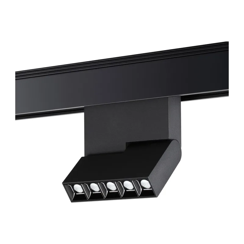 358535 SHINO NT21 083 черный Трековый светильник для низковольного шинопровода IP20 LED 4000K 12W 48V KIT 4