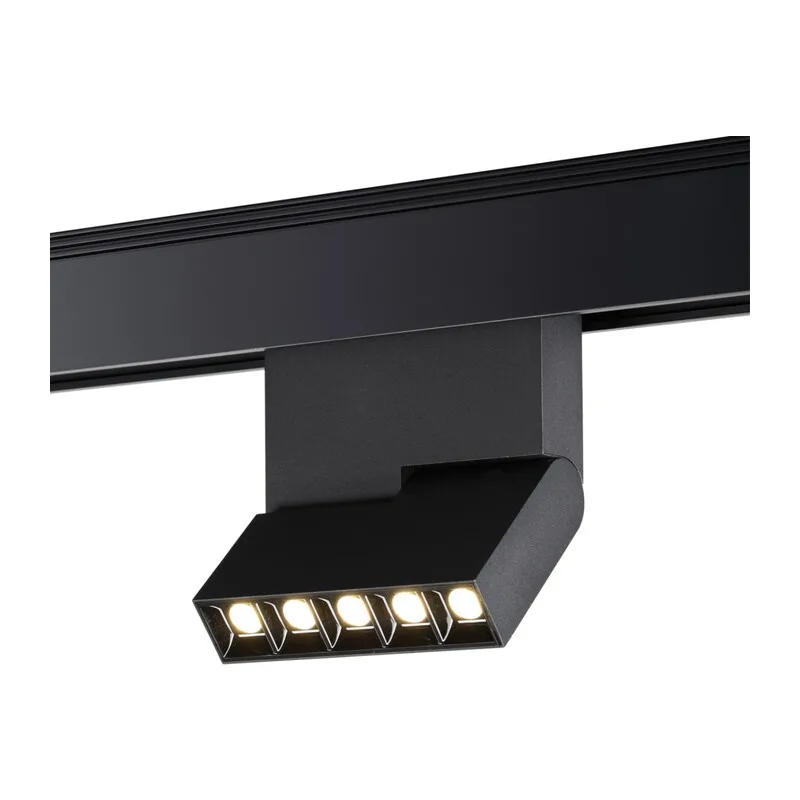 358535 SHINO NT21 083 черный Трековый светильник для низковольного шинопровода IP20 LED 4000K 12W 48V KIT 2