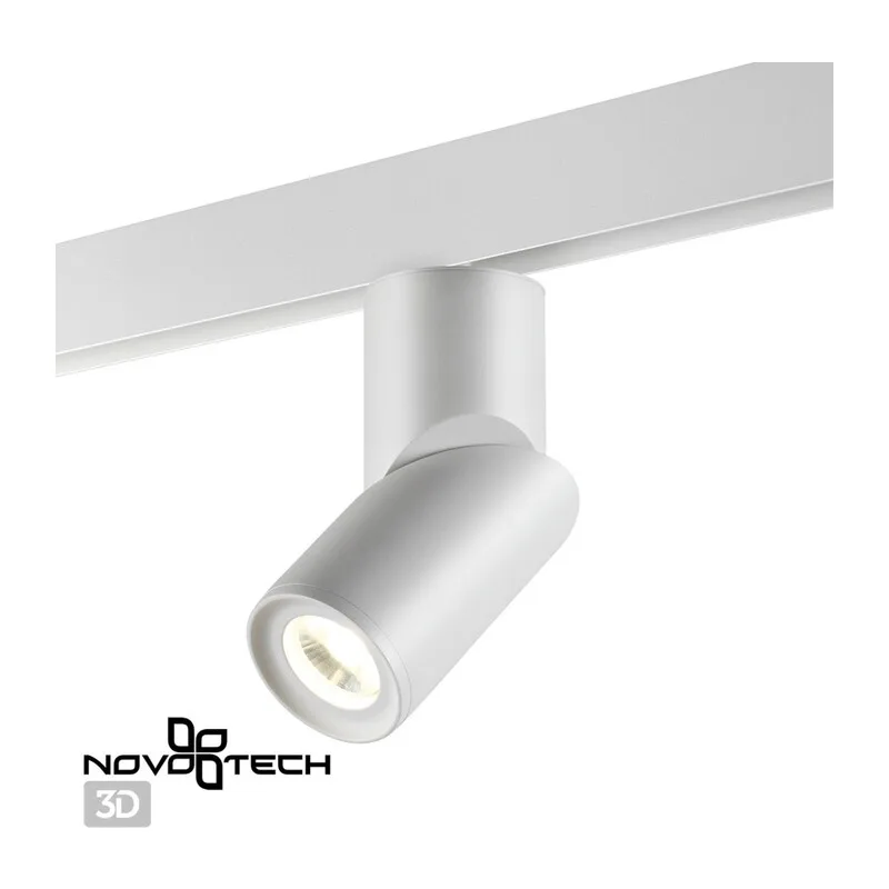 358546 SHINO NT21 074 белый Трековый светильник для низковольного шинопровода IP20 LED 4000K 15W 48V FLUM 5