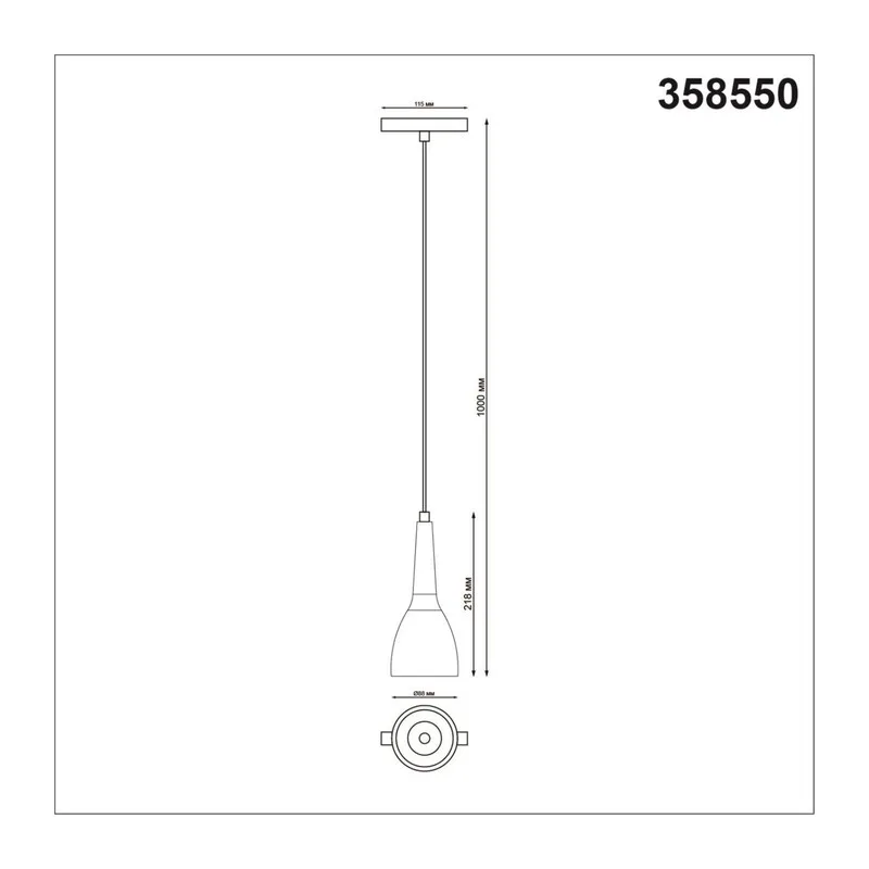358550 SHINO NT21 049 белый Трековый светильник для низков. шинопровода, длина провода 1м IP20 LED 4000K 12W 48V FLUM 4