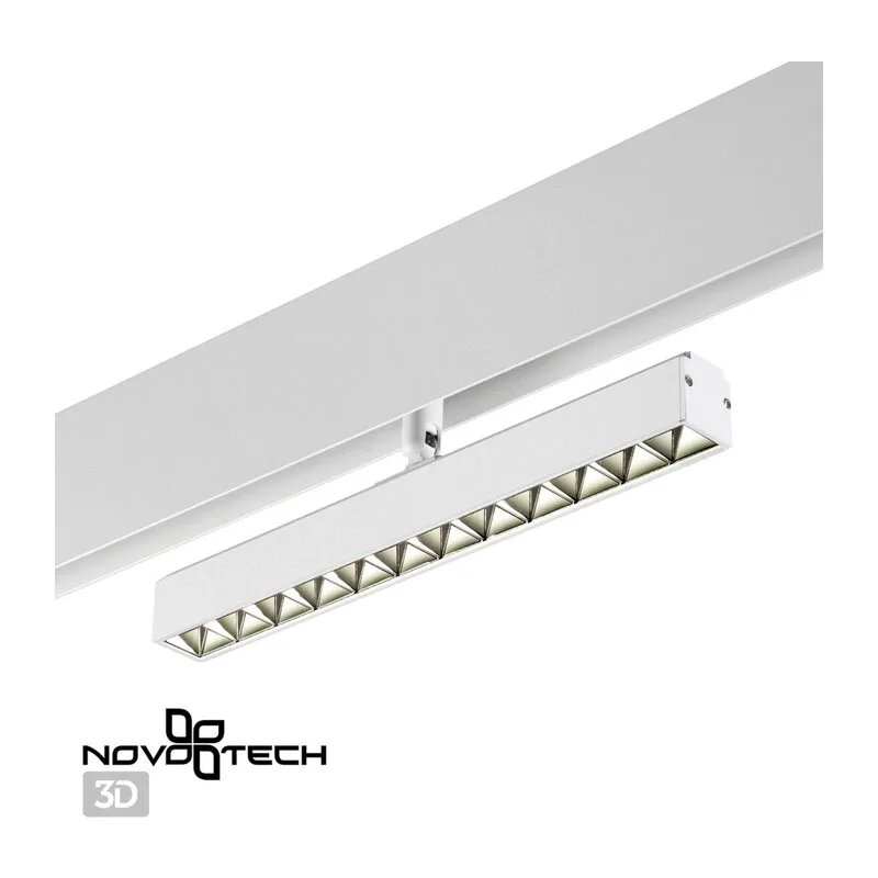 358609 SHINO NT21 045 белый Трековый светильник для низковольного шинопровода IP20 LED 4000K 12W 48V FLUM 6