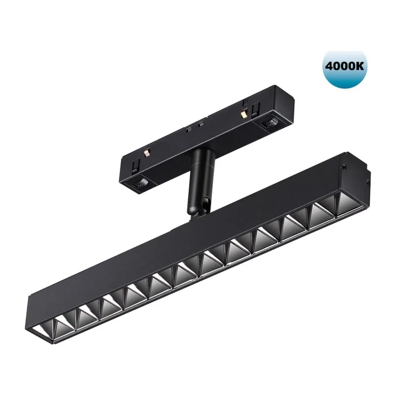 358610 SHINO NT21 045 черный Трековый светильник для низковольного шинопровода IP20 LED 4000K 12W 48V FLUM