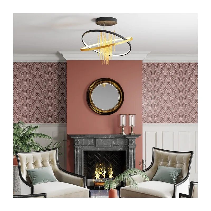 3901/70CL L-VISION ODL22 521 черный/золотистый/металл Потолочный светильник IP20 LED 70W 3340Лм 4000K MONICA 3