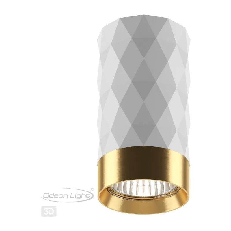 4286/1C HIGHTECH ODL22 329 белый/золотистый/металл Потолочный светильник IP20 LED GU10 max 10W AD ASTRUM 4