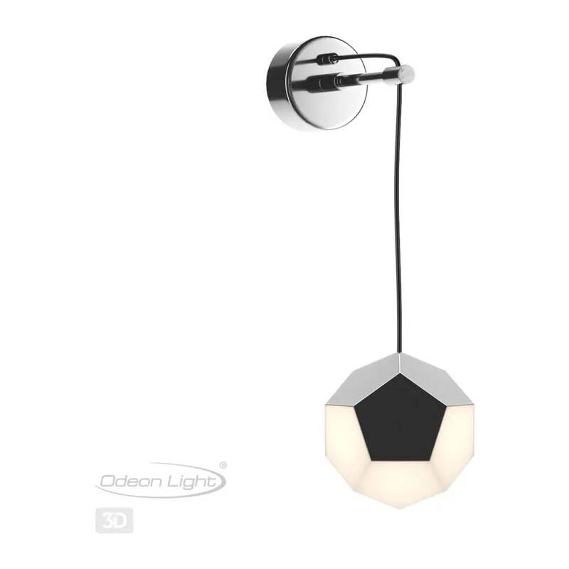 4304/7WL HIGHTECH ODL22 000 хром Настенный светильник IP20 LED 7W 420Лм IP20 4000K BINGO 3