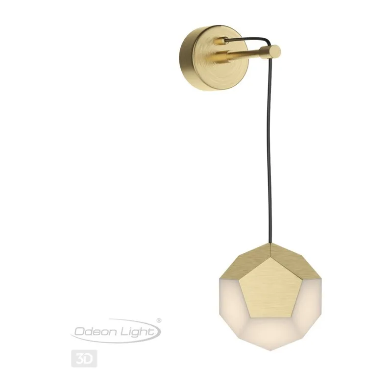 4305/7WL HIGHTECH ODL22 000 золото Настенный светильник LED 7W 420Лм IP20 BINGO 3