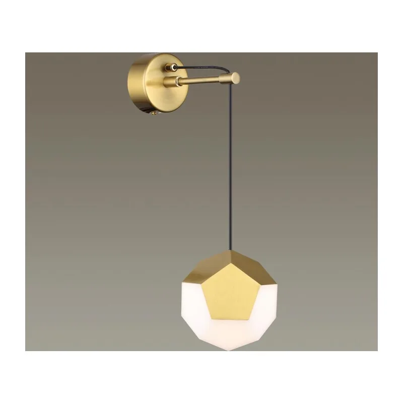 4305/7WL HIGHTECH ODL22 000 золото Настенный светильник LED 7W 420Лм IP20 BINGO 2