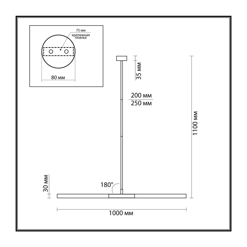 4306/2 HIGHTECH ODL22 277 античная бронза Потолочный светильник IP20 G9 2*40W SOHO 4