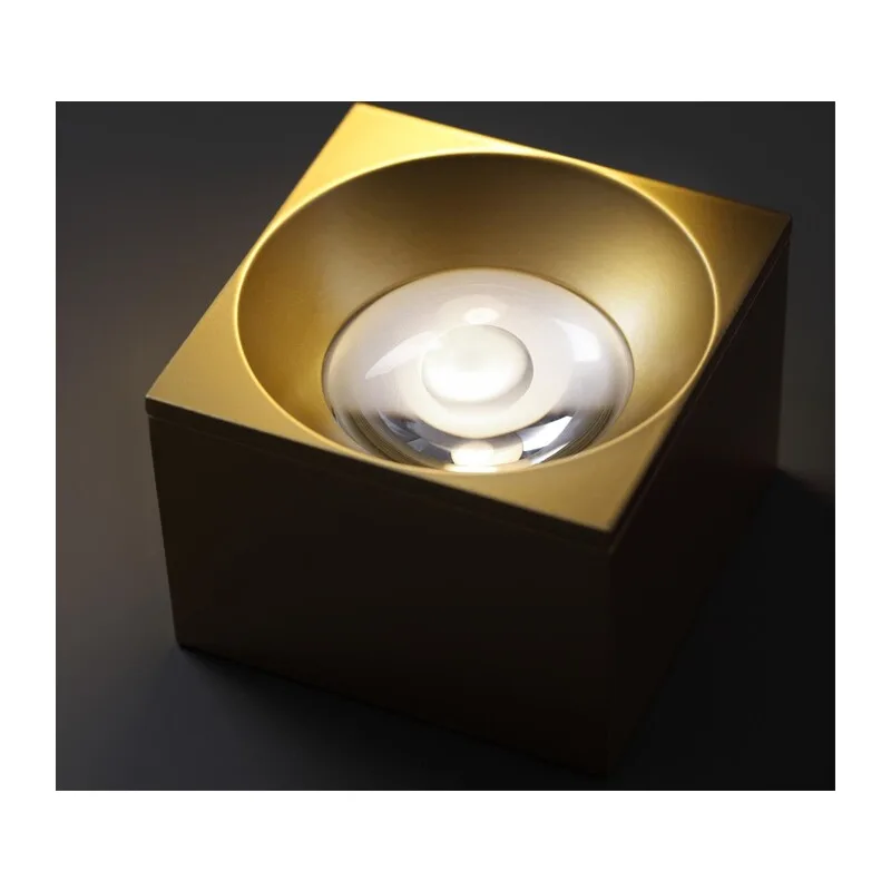 358670 OVER NT21 230 золото Светильник накладной светодиодный IP20 LED 4000К 12W 220V PATERA 2