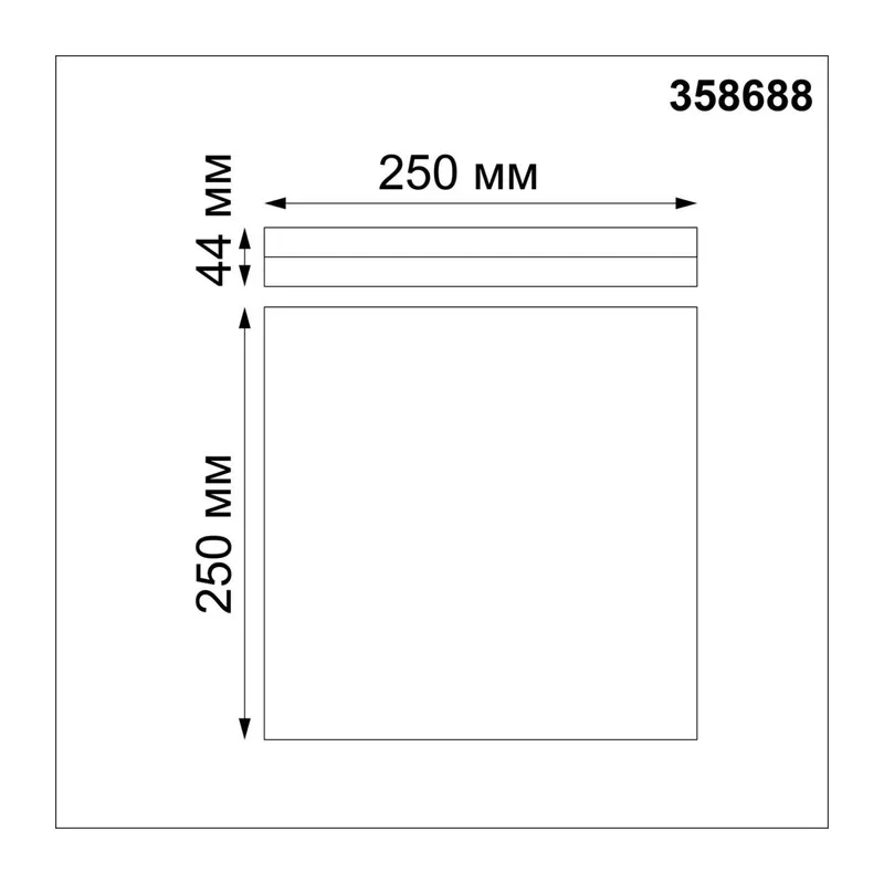 358688 OVER NT21 591 белый Светильник накладной влагозащищенный IP54 LED 4000K 20W 100-240V PANDORA 2