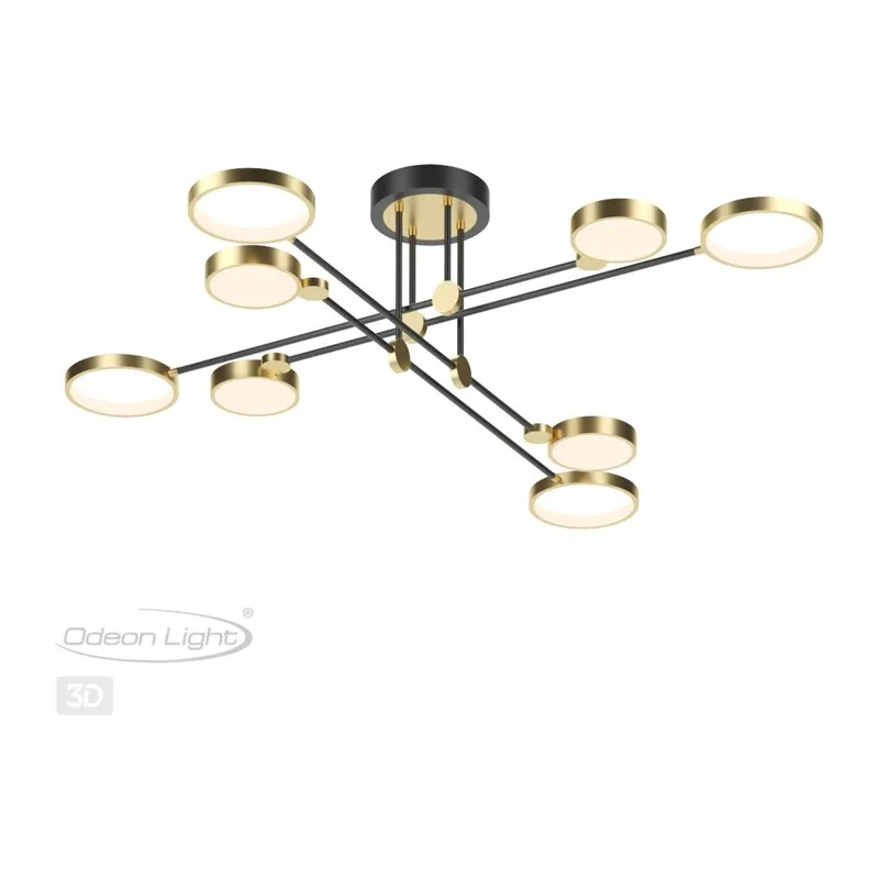 4320/75CL MIDCENT ODL22 305 металл/черный с бронзой Потолочный светильник IP20 LED 65W 2677Лм DENZEL 4