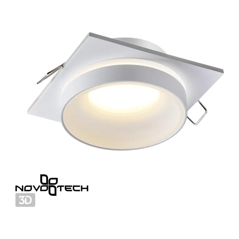 370785 SPOT NT21 594 белый Светильник встраиваемый влагозащищенный IP44 GU10 9W 220V WATER 2