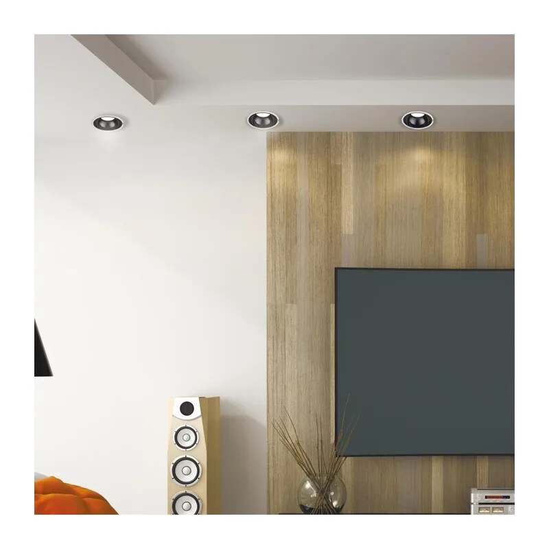 358691 SPOT NT21 462 белый/черный Светильник встраиваемый светодиодный IP20 LED 4000К 10W 100-265V KNOF 2