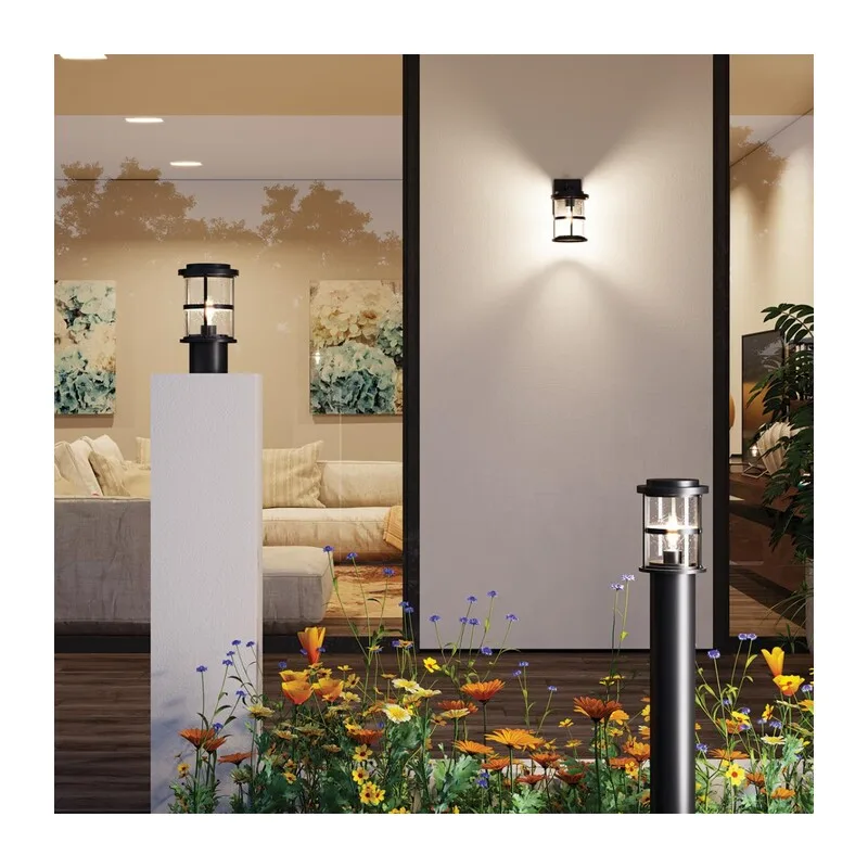 4964/1F NATURE ODL22 715 черный/стекло Ландшафтный светильник на столбе E27 1*60W IP44 MAGUS 3