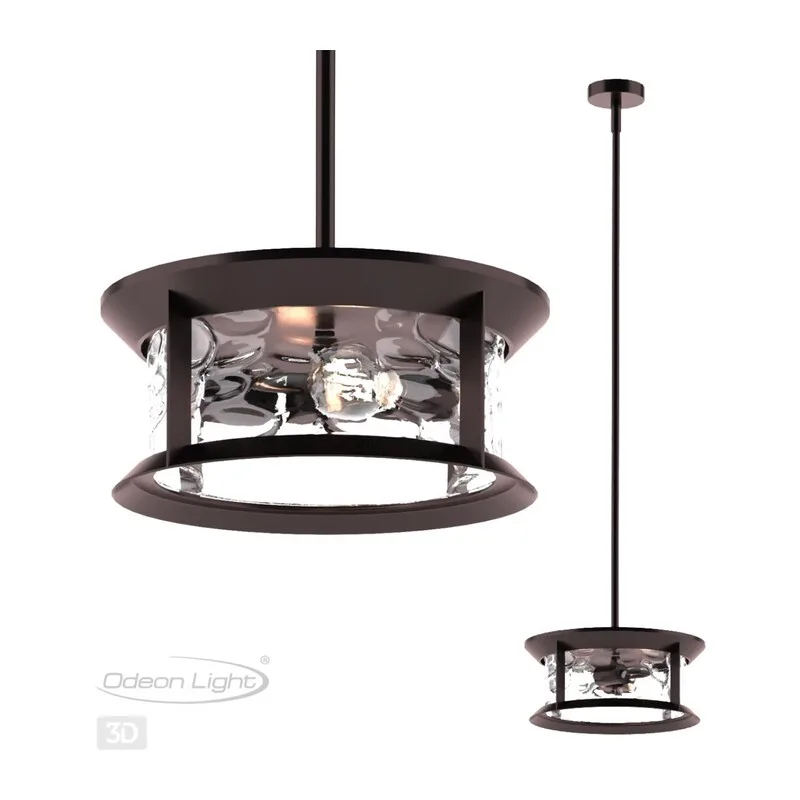 4961/2 NATURE ODL22 703 темно-коричневый/стекло Ландшафтный подвес E27 2*60W IP44 MAVRET 3