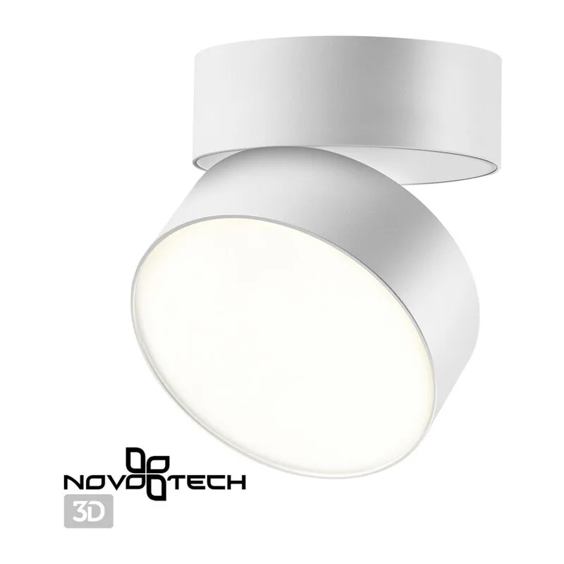 358749 OVER NT21 411 белый Светильник накладной светодиодный IP20 LED 24W 4000K 2100Лм 100-265V PROMETA 3