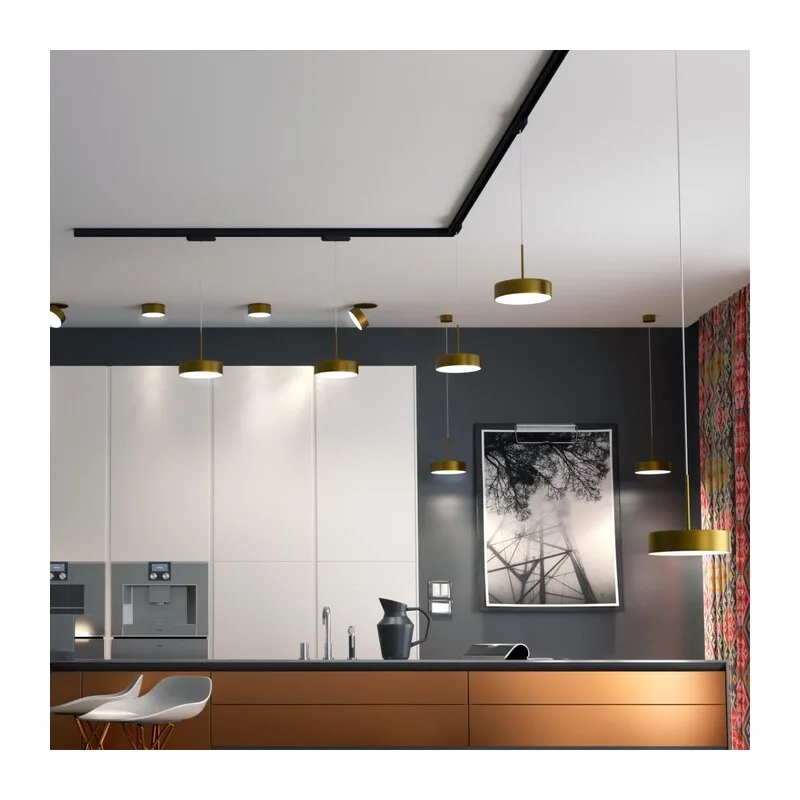 358754 SPOT NT21 525 матовое золото Светильник встраиваемый светодиодный IP20 LED 24W 4000K 2100Лм 100-265V PROMETA 2