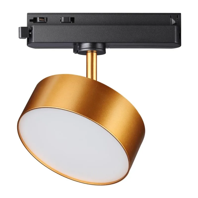 358757 PORT NT21 215 матовое золото Светильник трековый однофазный трехжильный IP20 LED 24W 4000K 2100Лм 100-265V PROMETA 2