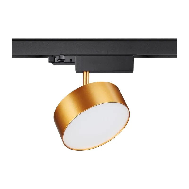 358760 PORT NT21 269 матовое золото Трехфазный трековый светодиодный светильник IP20 LED 24W 4000K 2100Лм 100-265V PROMETA