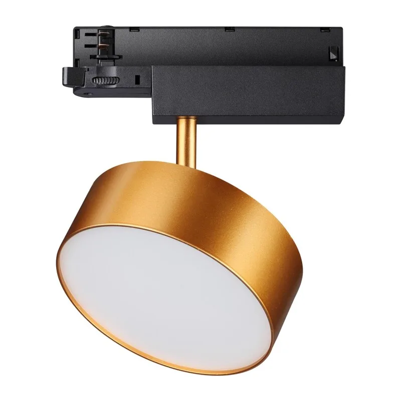 358760 PORT NT21 269 матовое золото Трехфазный трековый светодиодный светильник IP20 LED 24W 4000K 2100Лм 100-265V PROMETA 2