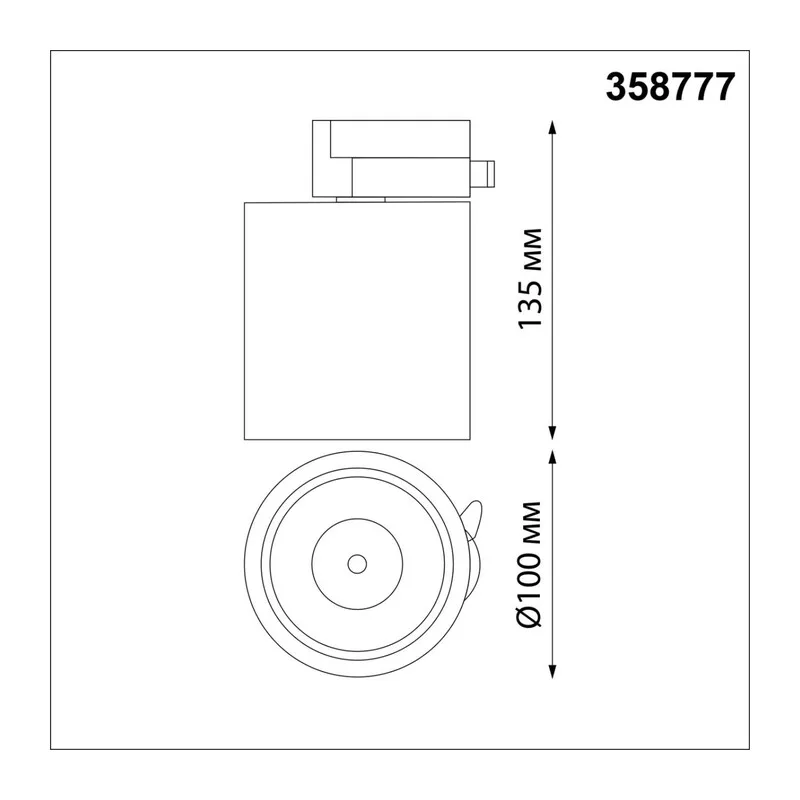 358777 PORT NT21 282 черный Светильник трековый однофазный трехжильный IP20 LED 15W 4000K 1300Лм 100-265V GRODA 4