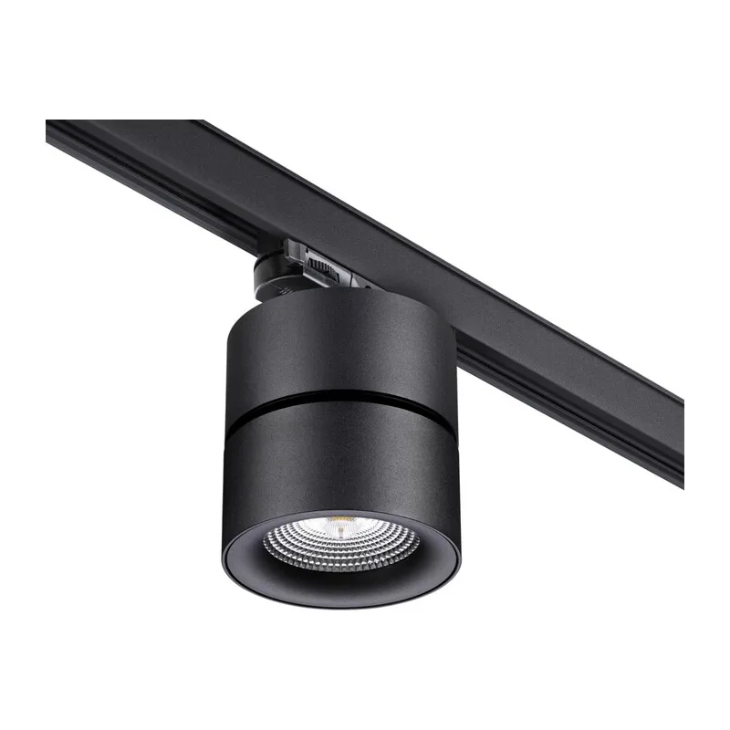 358787 PORT NT21 315 черный Трехфазный трековый светодиодный светильник IP20 LED 25W 4000K 2200Лм 100-265V GRODA 2