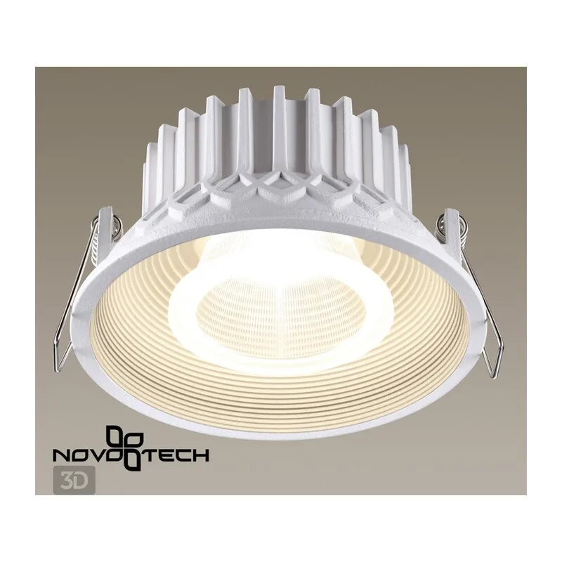 358789 SPOT NT21 534 белый Светильник встраиваемый светодиодный IP20 LED 15W 4000K 1600Лм 110-265V BIND 3