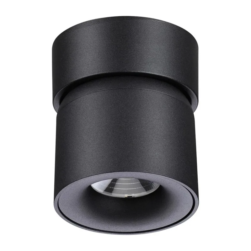 358809 OVER NT21 416 черный Светильник накладной светодиодный IP20 LED 10W 850Лм 4000K 220V GESSO 2