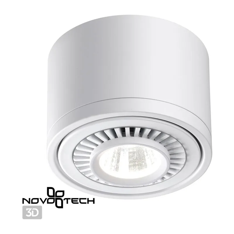 358811 OVER NT21 432 белый Светильник накладной светодиодный IP20 LED 9W 770Лм 4000K 220V GESSO 4