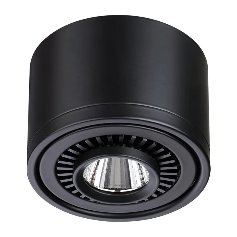 358812 OVER NT21 432 черный Светильник накладной светодиодный IP20 LED 9W 770Лм 4000K 220V GESSO 2
