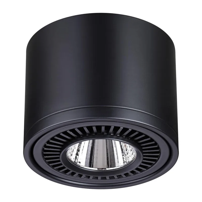 358814 OVER NT21 432 черный Светильник накладной светодиодный IP20 LED 18W 1600Лм 4000K 220V GESSO 2