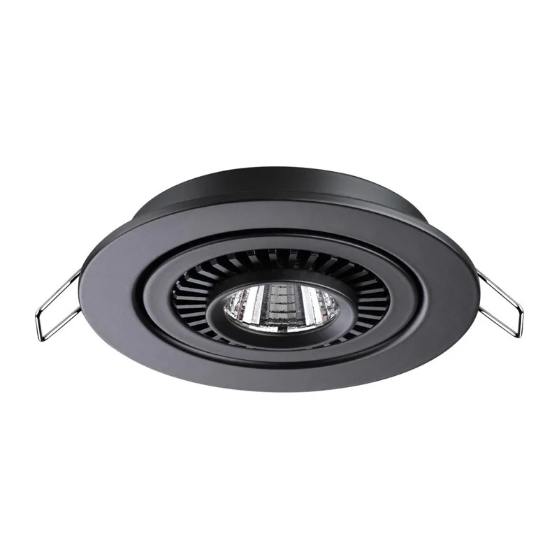 358816 SPOT NT21 530 черный Светильник встраиваемый светодиодный IP20 LED 9W 770Лм 4000K 220V GESSO 2
