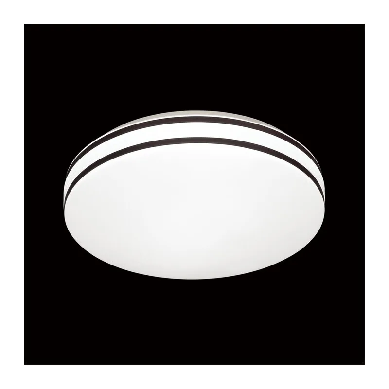3056/DL COLOR SN 000 Светильник пластик/белый/черный LED 48Вт 3000-6500К D390 IP43 пульт ДУ/RGB/LampSmart LOBIO RGB 2