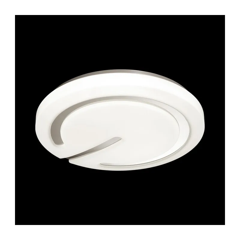 3041/DL COLOR SN 000 Светильник пластик/белый/хром LED 48Вт 3000-6300К D400 IP43 пульт ДУ/RGB/LampSmart BUTTON 4