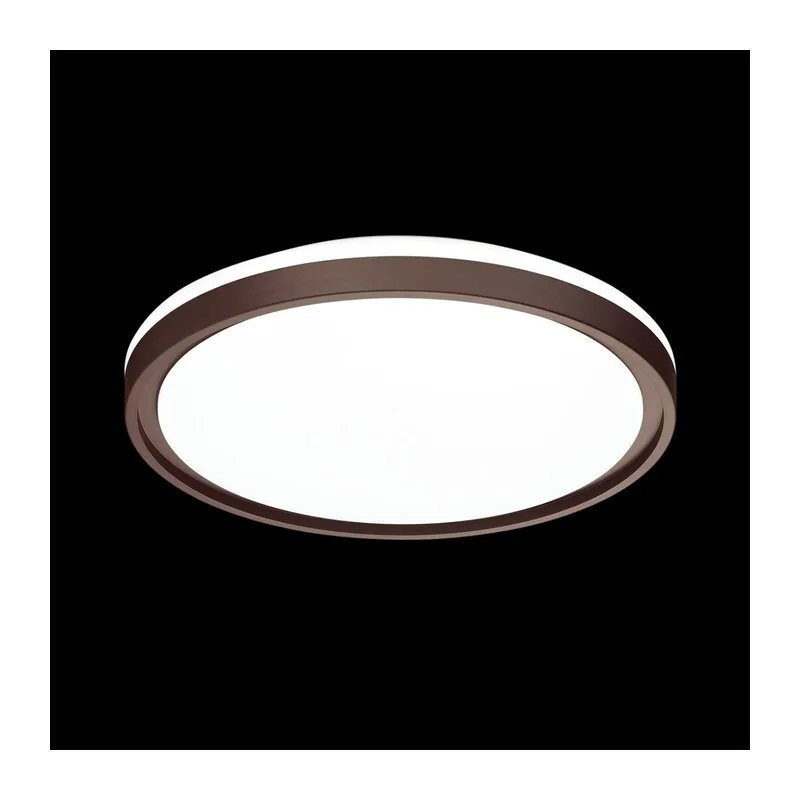 3044/EL PALE SN 028 Светильник пластик/белый/коричневый LED 72Вт 3000-6300К D495 IP43 пульт ДУ NAVIL 2
