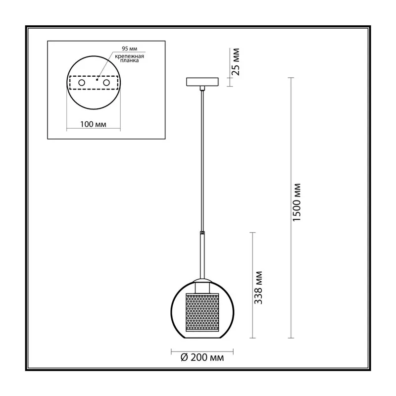 4939/1 PENDANT ODL22 401 античн.бронза/металл/прозрачный/стекло Подвес E27 1*40W CLOCKY 5