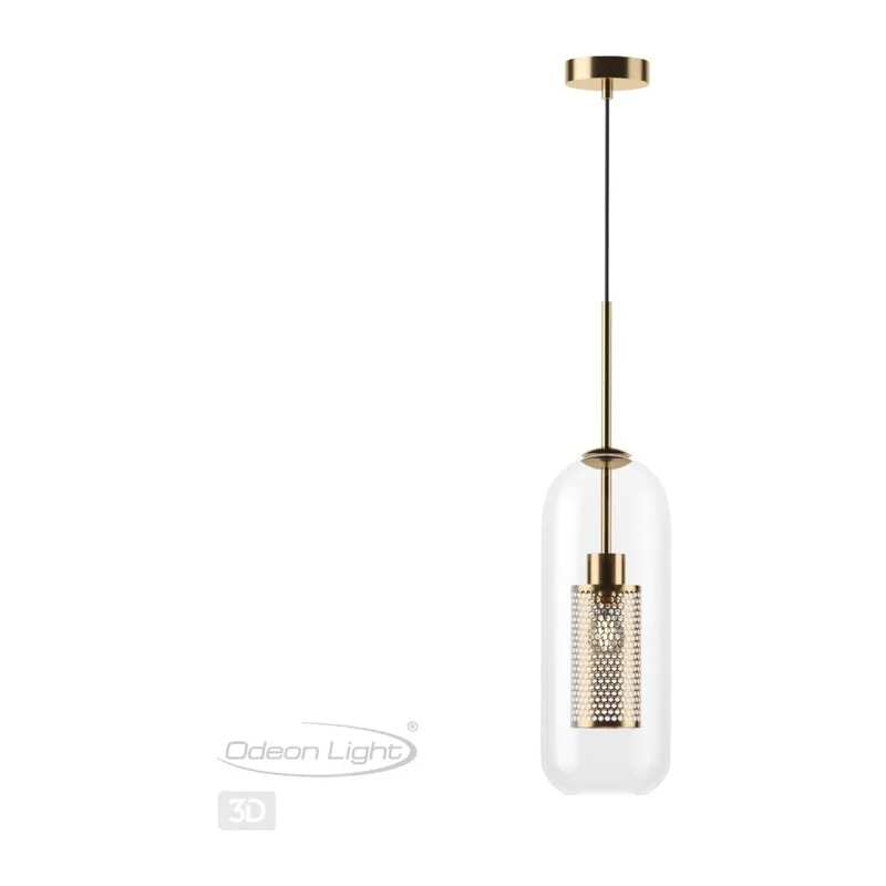 4940/1 PENDANT ODL22 401 античн.бронза/металл/прозрачный/стекло Подвес E27 1*40W CLOCKY 4