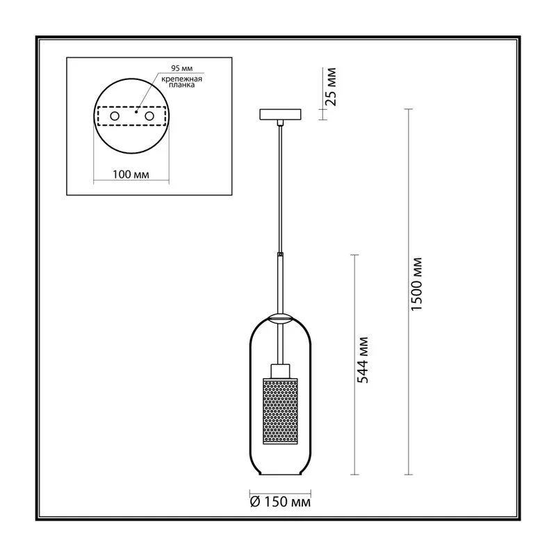 4940/1 PENDANT ODL22 401 античн.бронза/металл/прозрачный/стекло Подвес E27 1*40W CLOCKY 5