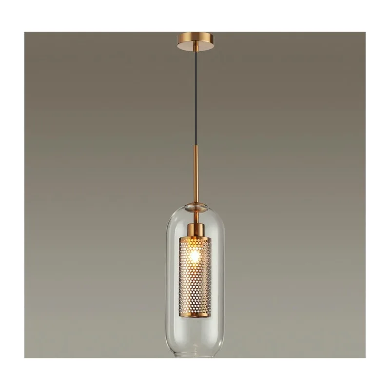 4940/1 PENDANT ODL22 401 античн.бронза/металл/прозрачный/стекло Подвес E27 1*40W CLOCKY 2